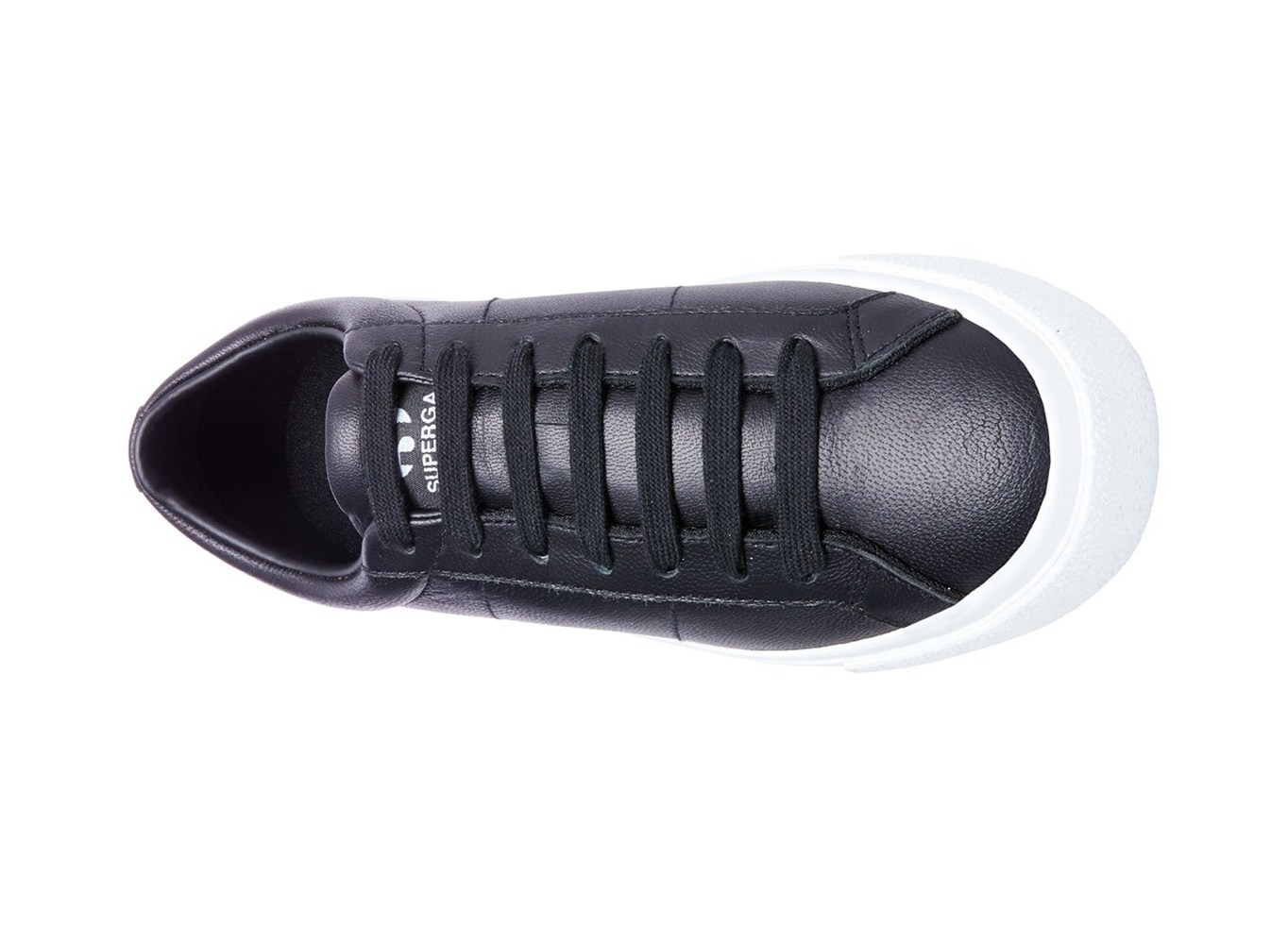 Zapatillas Superga Mujer Negras/Blancas - 2899 Goatnappau - 839270DFK